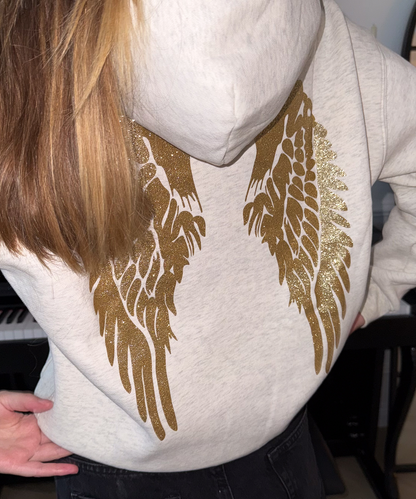 SUDADERA CON CAPUCHA ÁNGEL BRILLANTE