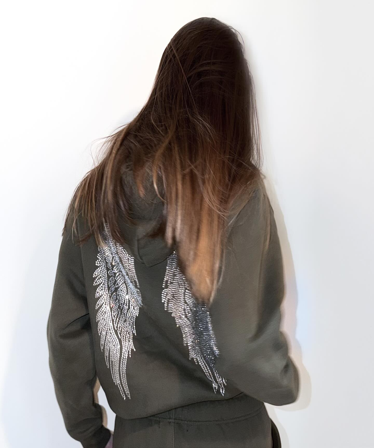 SUDADERA CON CAPUCHA ÁNGEL BRILLANTE